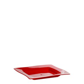 Saladeira Moove Retangular 1L Vermelha em Polipropileno MasterChef Lateral