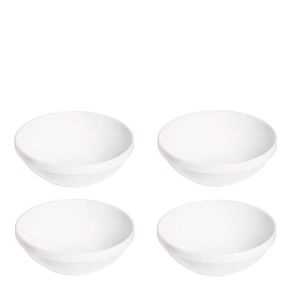 Conjunto de Sopeira Cheff 350ml 4 Peças Branco em Polipropileno Vemplast