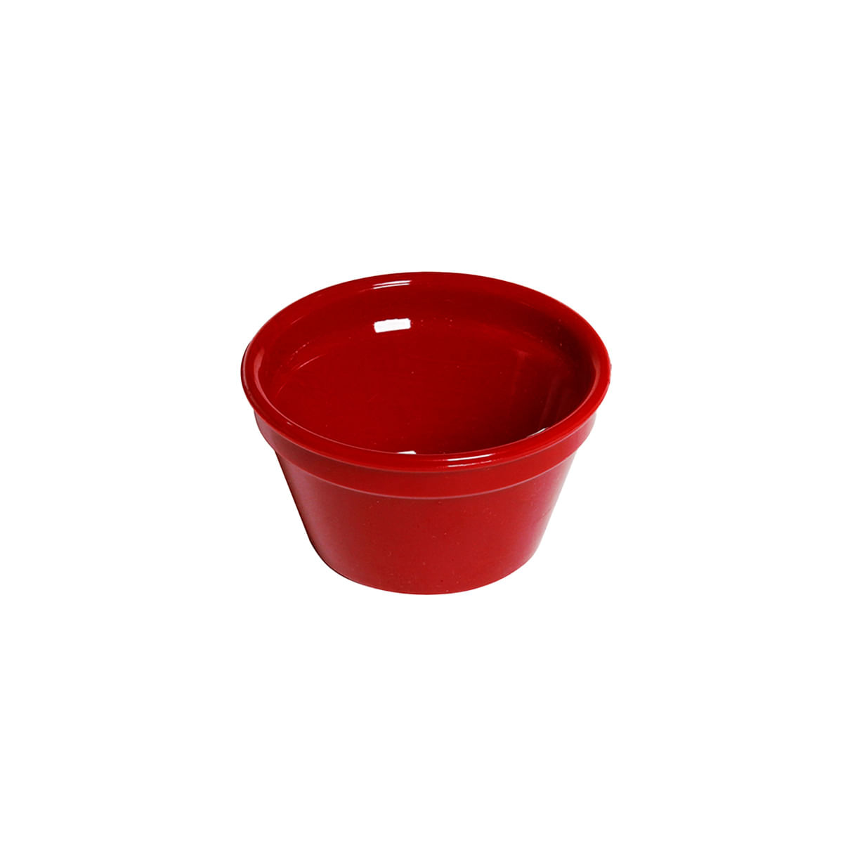Ramequim Cheff 90ml Vermelho em Policarbonato
