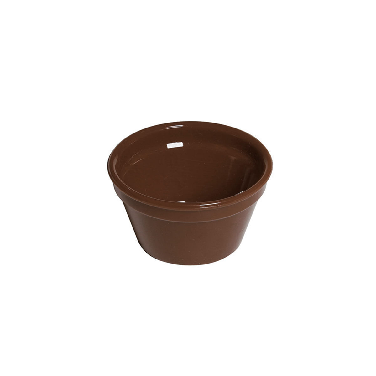 Ramequim Cheff 90ml Marrom em Policarbonato