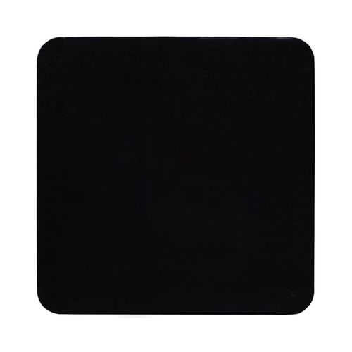 Tapete Culinário Quadrado Preto 34x34cm Liso em Silicone - Linha Prepare VEM