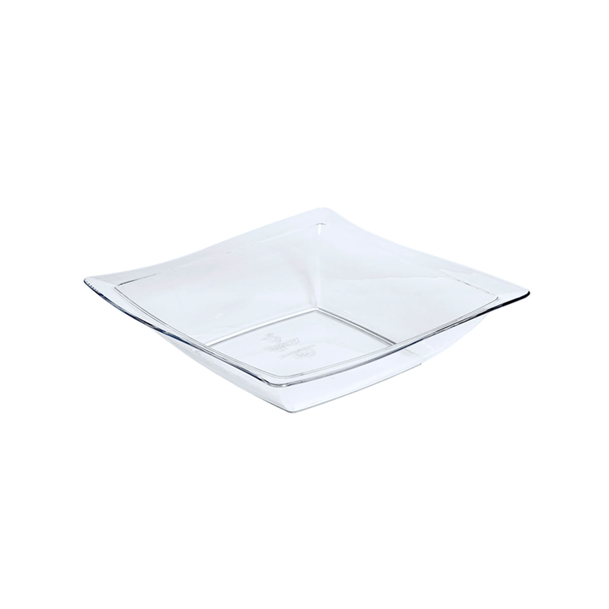 Saladeira Moove Quadrada 25x25 Natural em Policarbonato