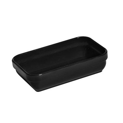 Travessa Cheff Retangular 250ml Preta em Polipropileno – Linha Tropical VEM