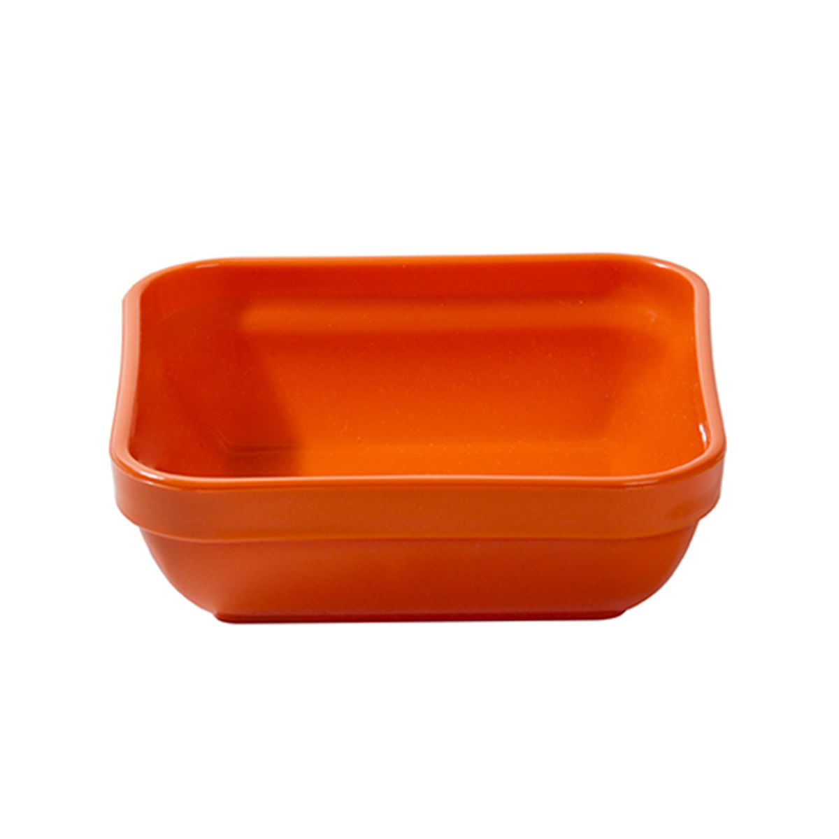 Travessa Cheff Quadrada 250ml Laranja em Policarbonato