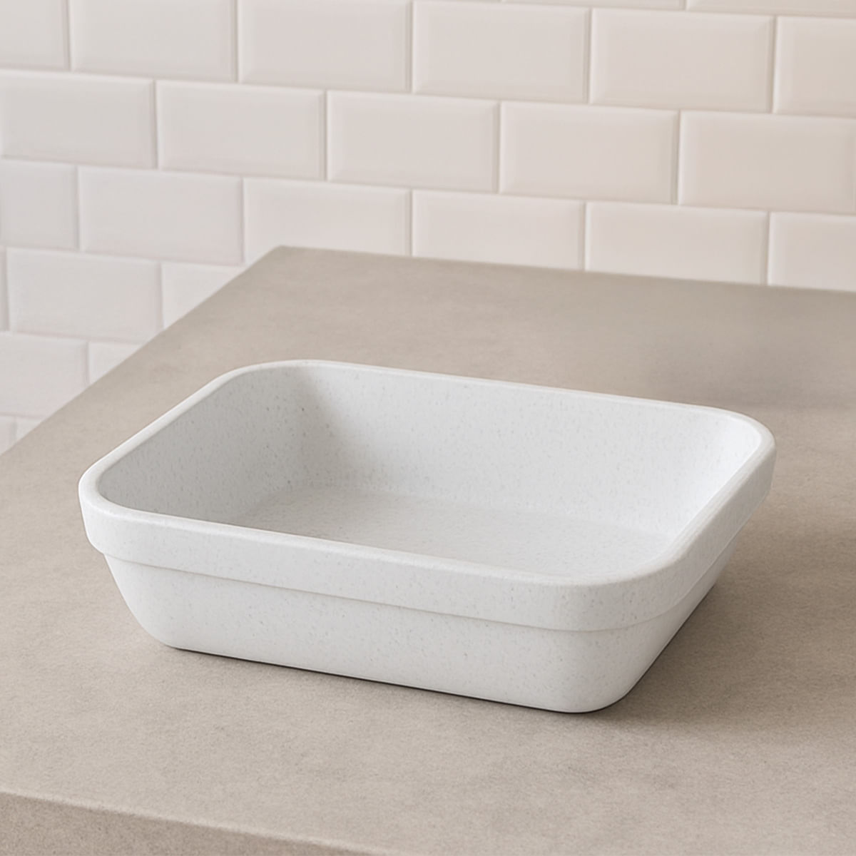 Travessa Cheff Quadrada 250ml Mármore em Policarbonato - Imagem 2