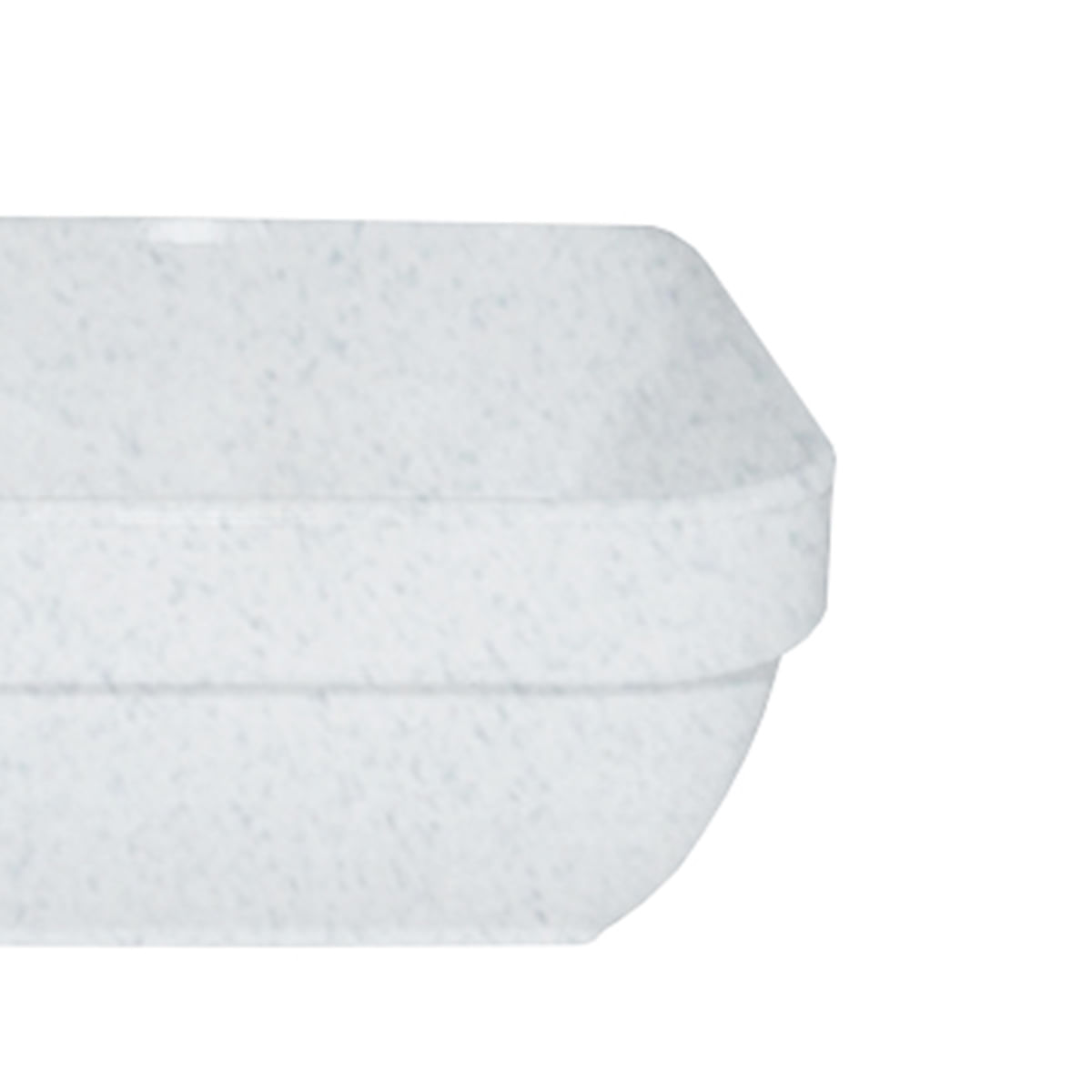 Travessa Cheff Quadrada 250ml Mármore em Policarbonato - Imagem 3