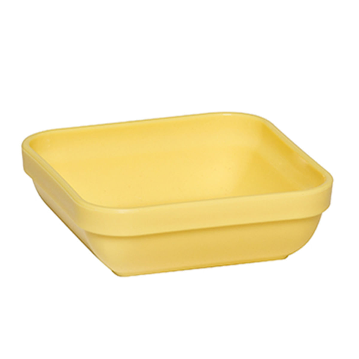 Travessa Cheff Quadrada 250ml Amarela em Polipropileno