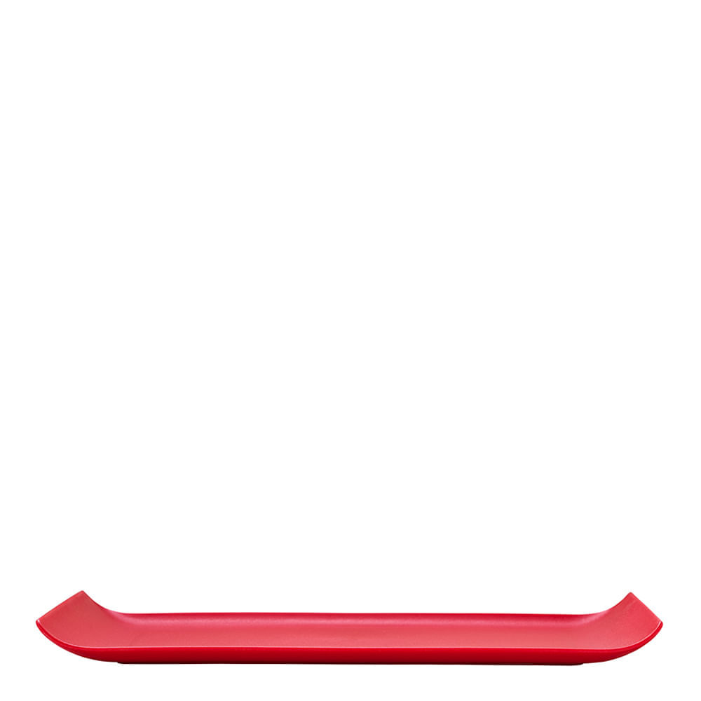 Bandeja Coffee Retangular 15x30 Vermelha em Polipropileno - Imagem 3