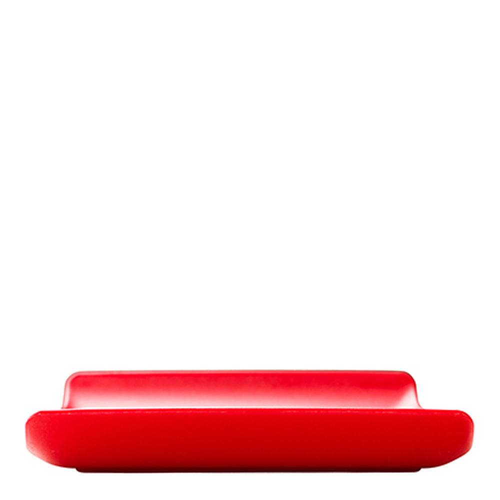 Bandeja Coffee Retangular 15x30 Vermelha em Polipropileno - Imagem 4