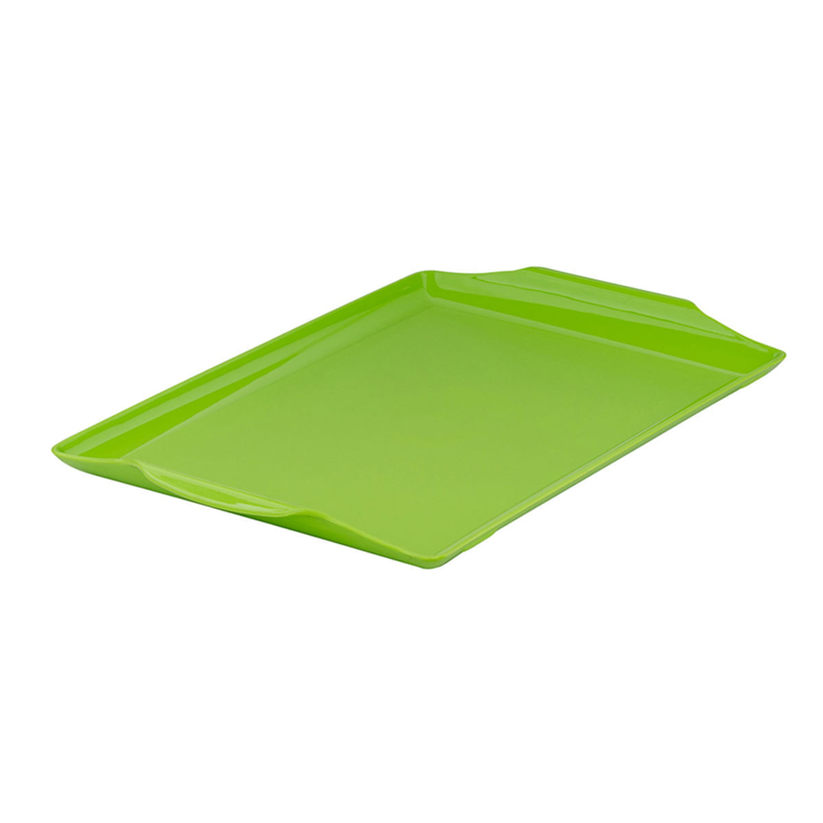 Bandeja Square Retangular 23x35 Verde em Polipropileno