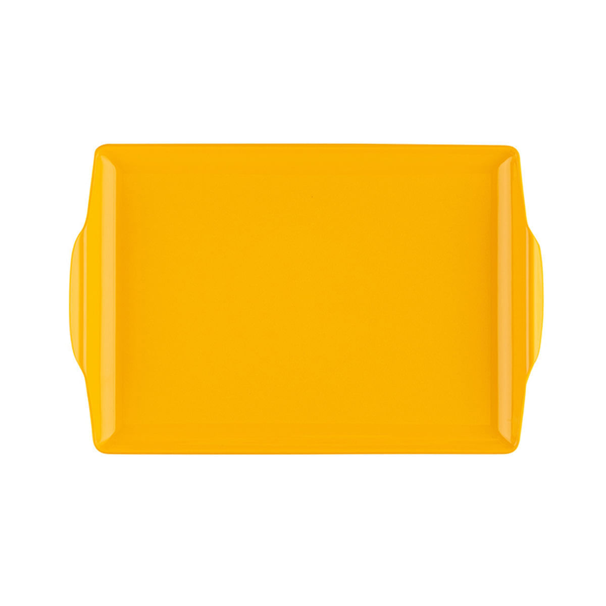 Bandeja Square Retangular 23x35 Amarela em Polipropileno - Imagem 3