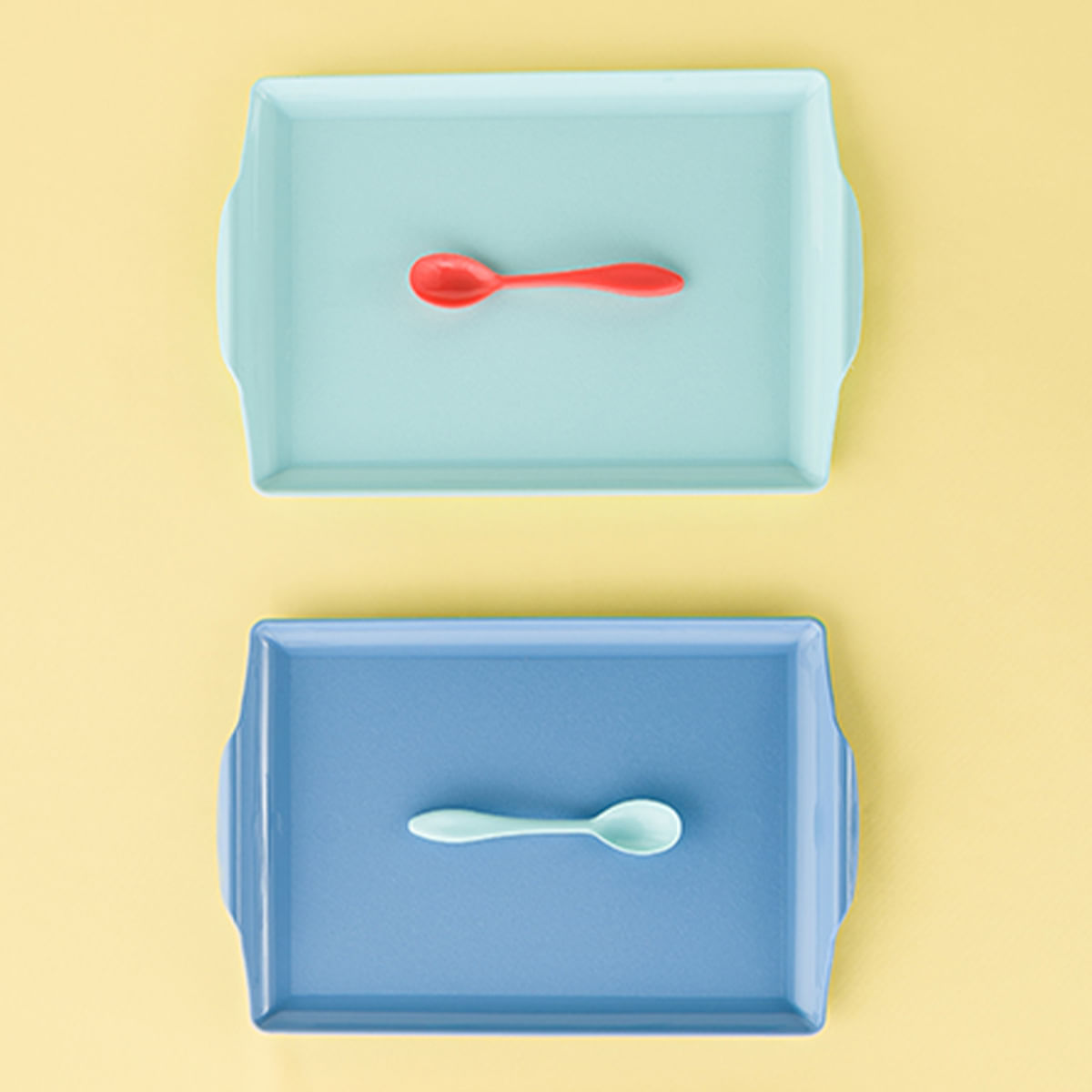 Bandeja Square Retangular 23x35 Verde em Polipropileno - Imagem 2