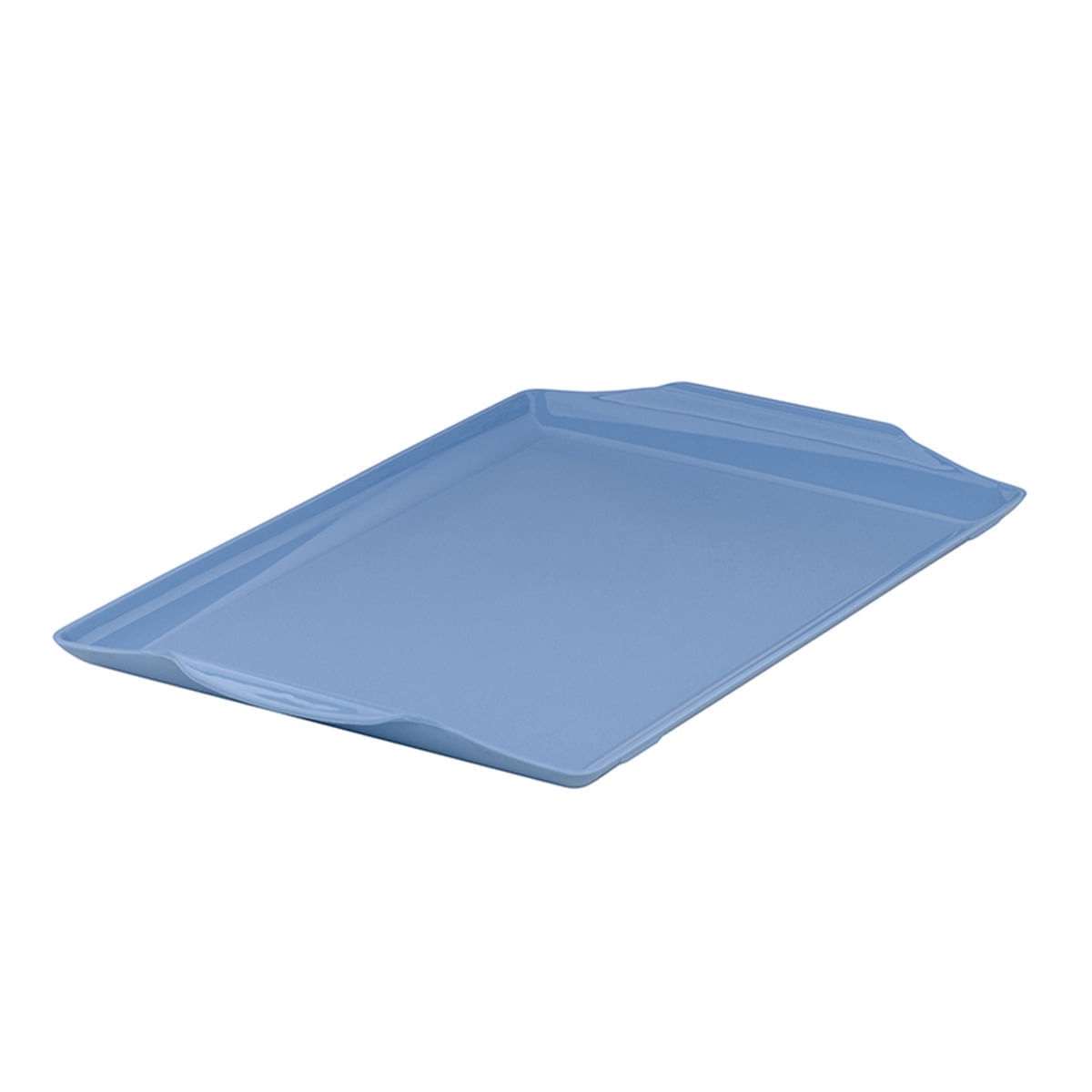 Bandeja Square Retangular 23x35 Azul em Polipropileno