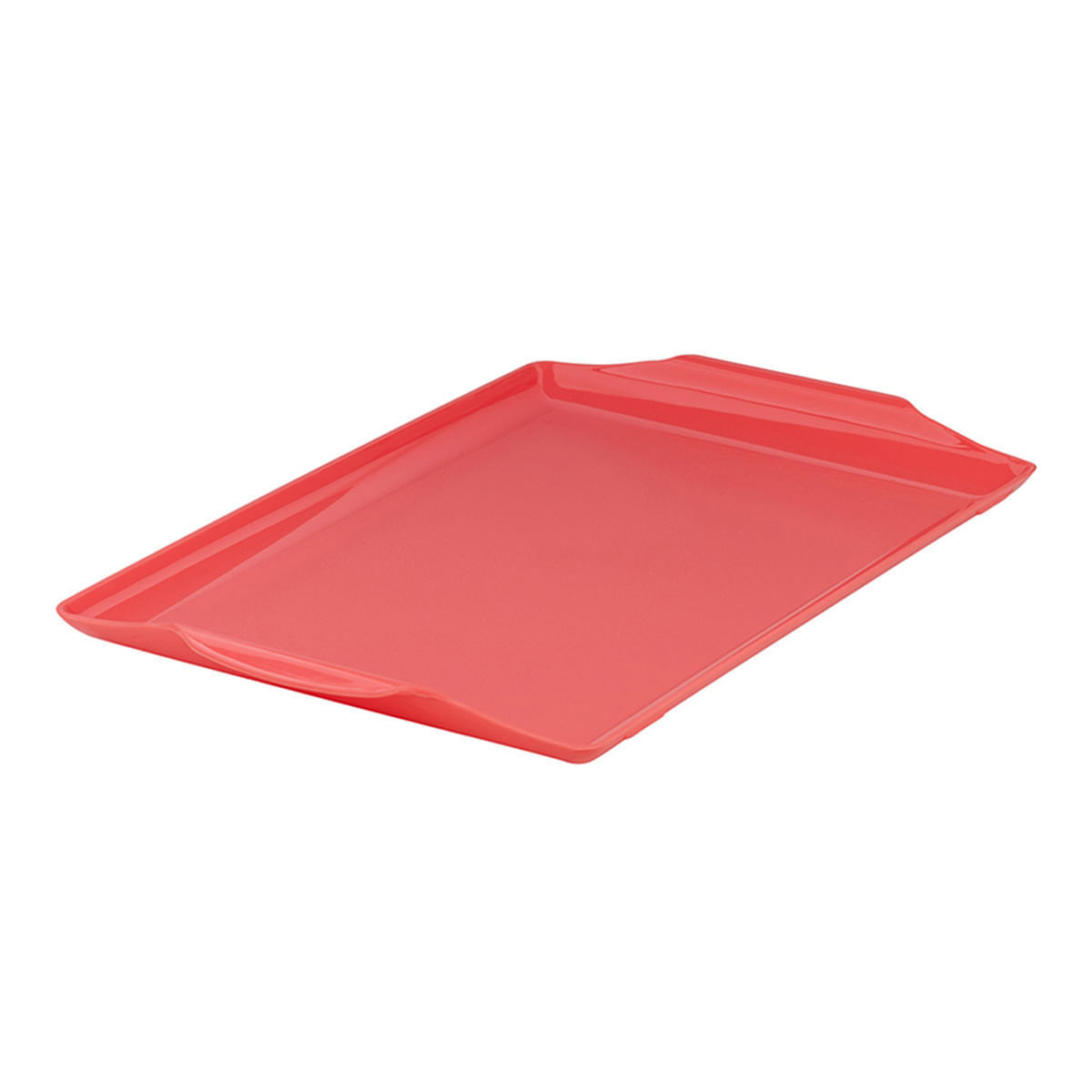 Bandeja Square Retangular 23x35 Coral em Polipropileno