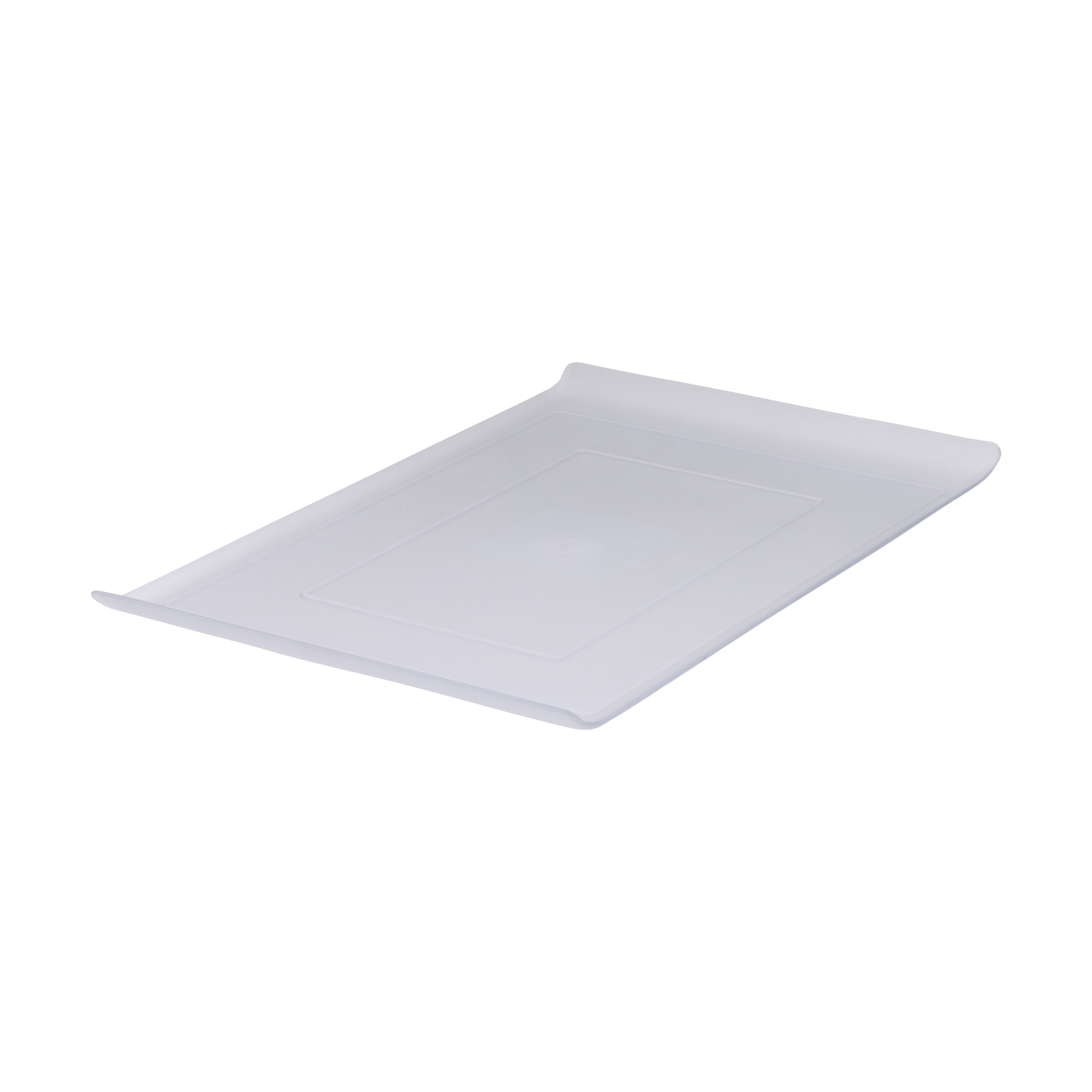 Bandeja Servir Retangular 30x45 Natural em Policarbonato