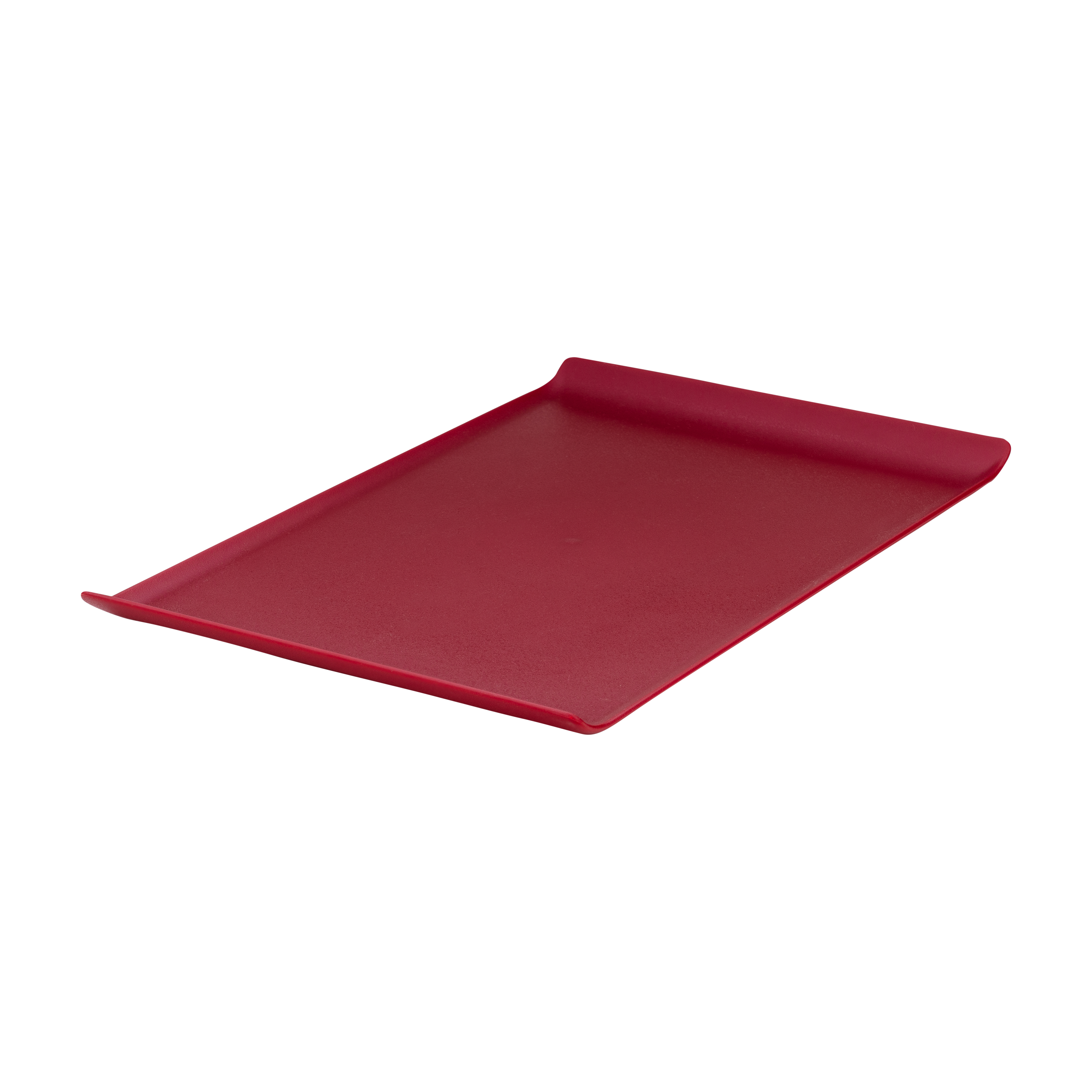 Bandeja Servir Retangular 30x45 Vermelha em Policarbonato