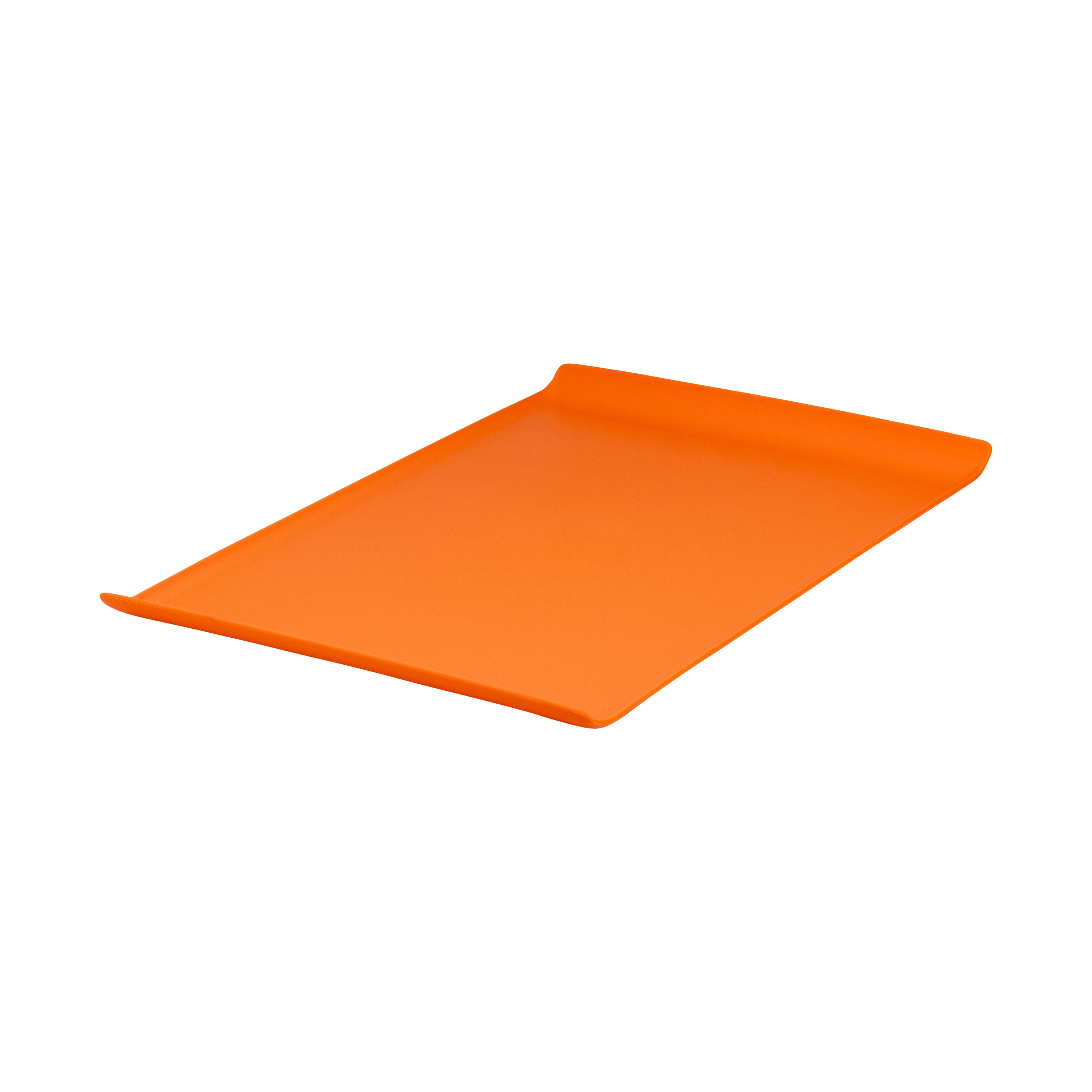 Bandeja Servir Retangular 30x45 Laranja em Polipropileno