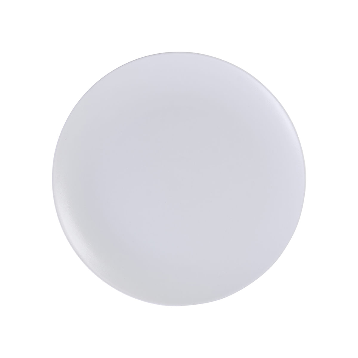 Prato Elegance Redondo 30cm Branco em Policarbonato