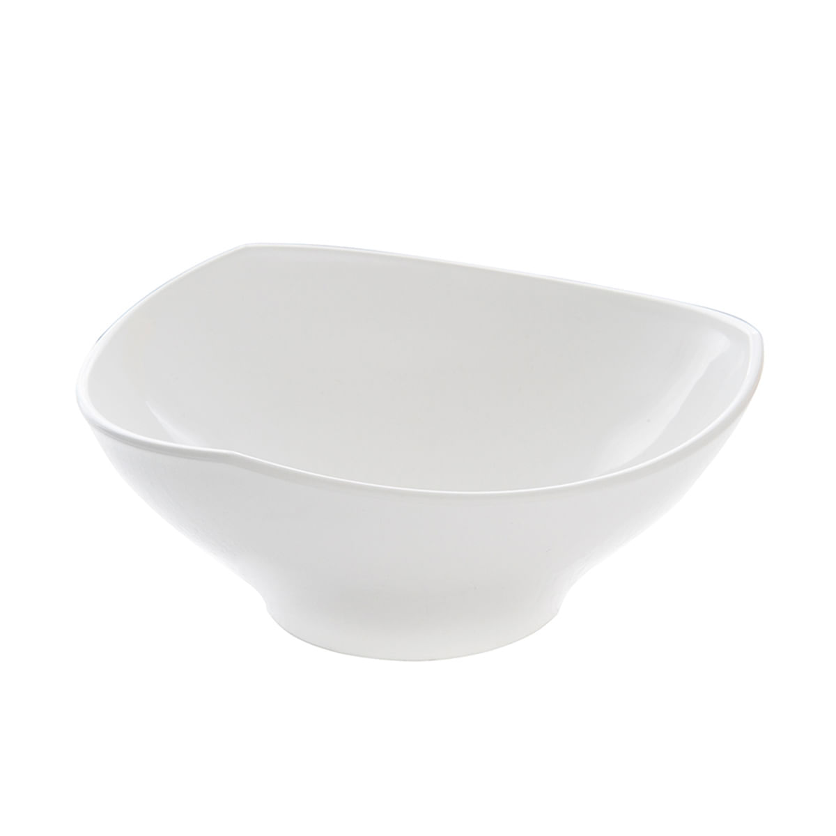 Bowl Flowers 1,5L Branco em Polipropileno