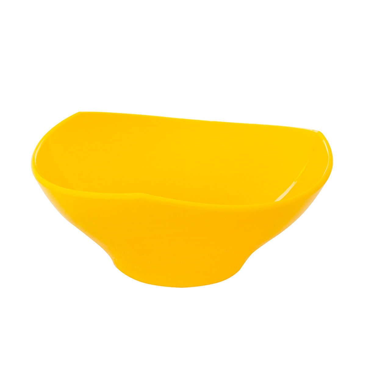 Bowl Flowers 1,5L Amarelo em Polipropileno