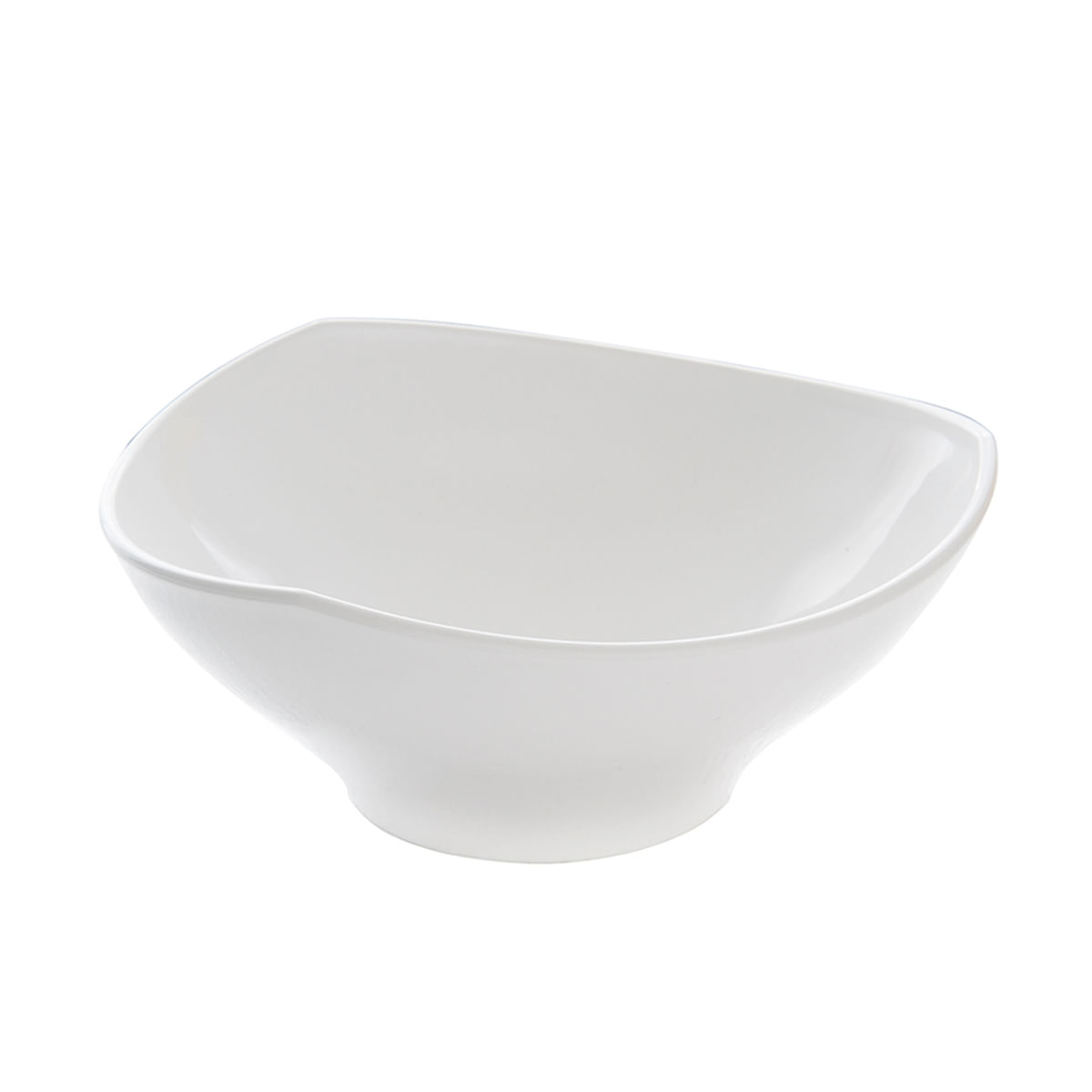 Bowl Flowers 1,5L Branco em Policarbonato