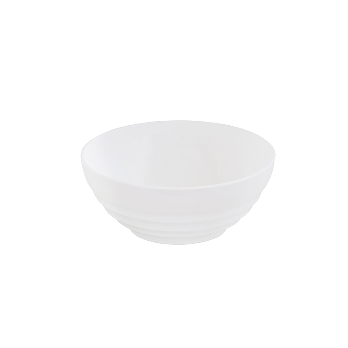 Bowl Oriental Redondo 500ml Branco em Policarbonato