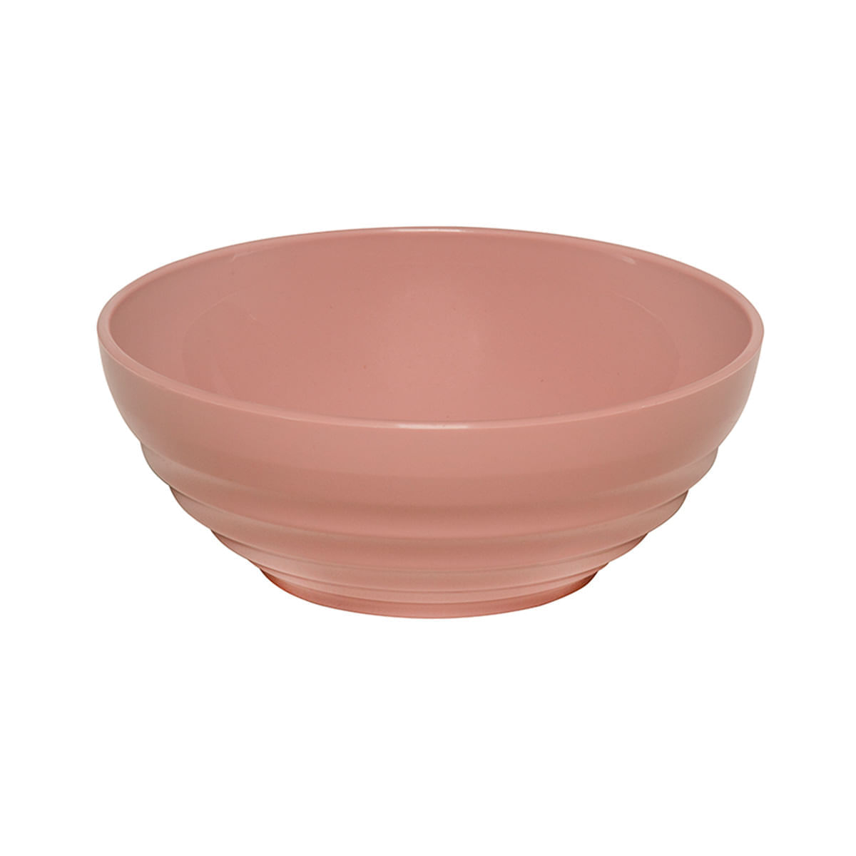 Bowl Oriental Redondo 1,2L Rose em Polipropileno