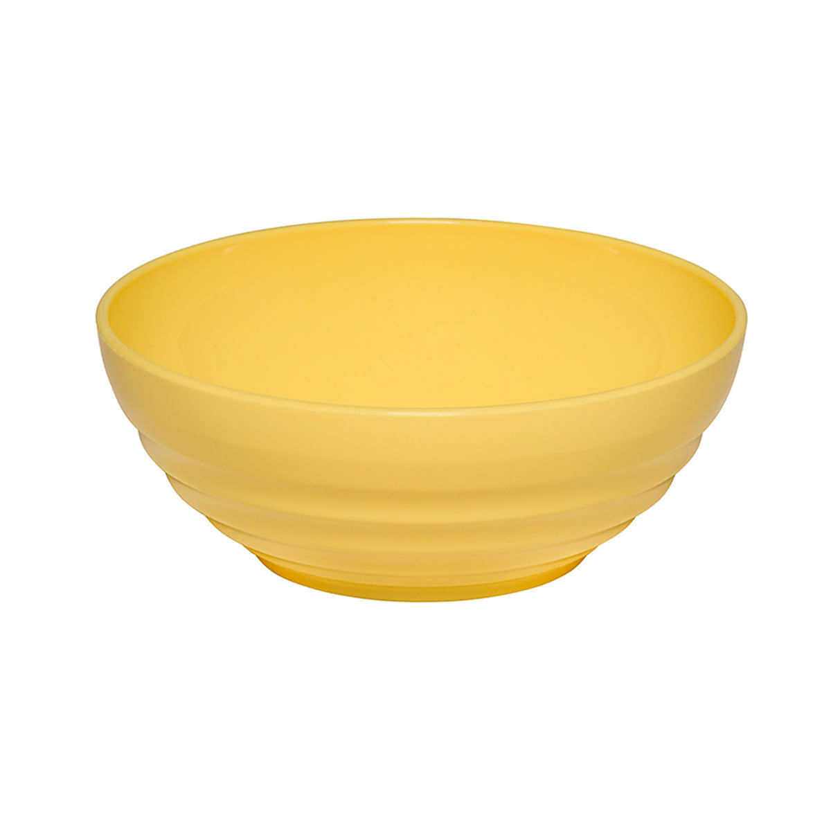 Bowl Oriental Redondo 1,2L Amarelo em Polipropileno