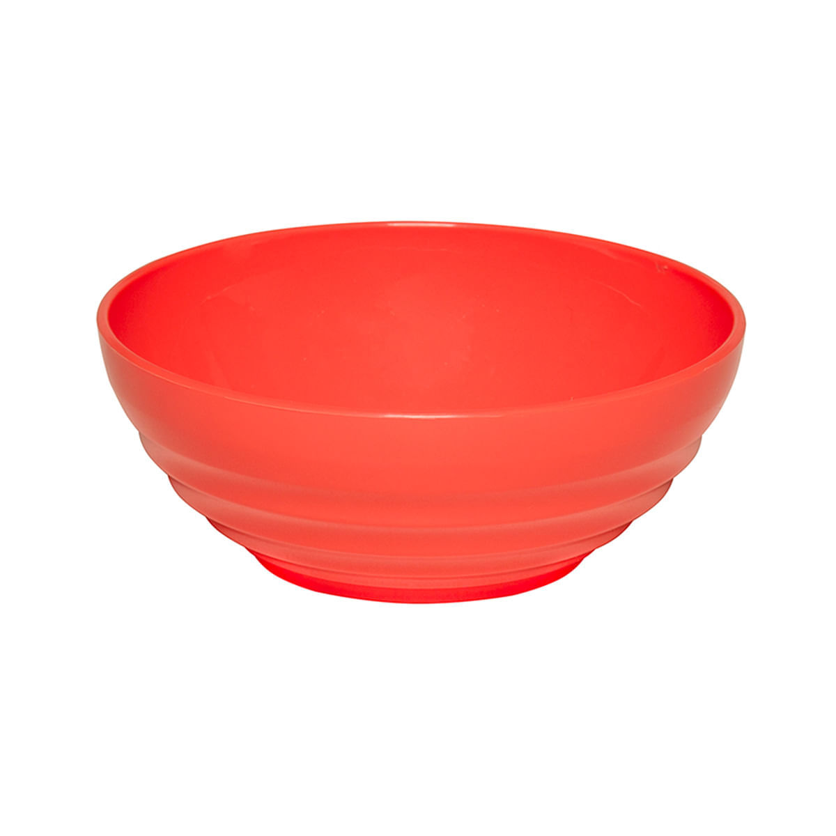 Bowl Oriental Redondo 1,2L Coral em Polipropileno