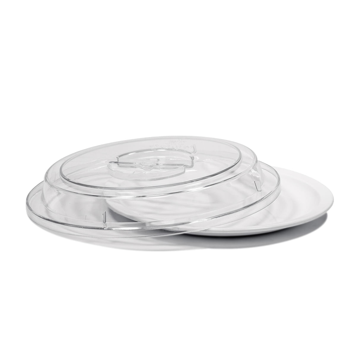 Cloche Elegance 24,5cm Natural em Policarbonato