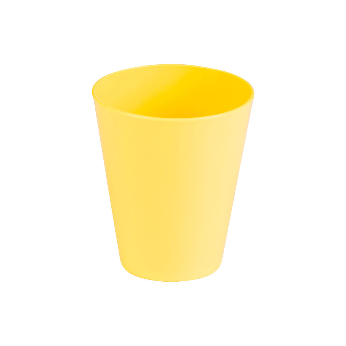 Copo Fresc Redondo 350ml Amarelo em Polipropileno