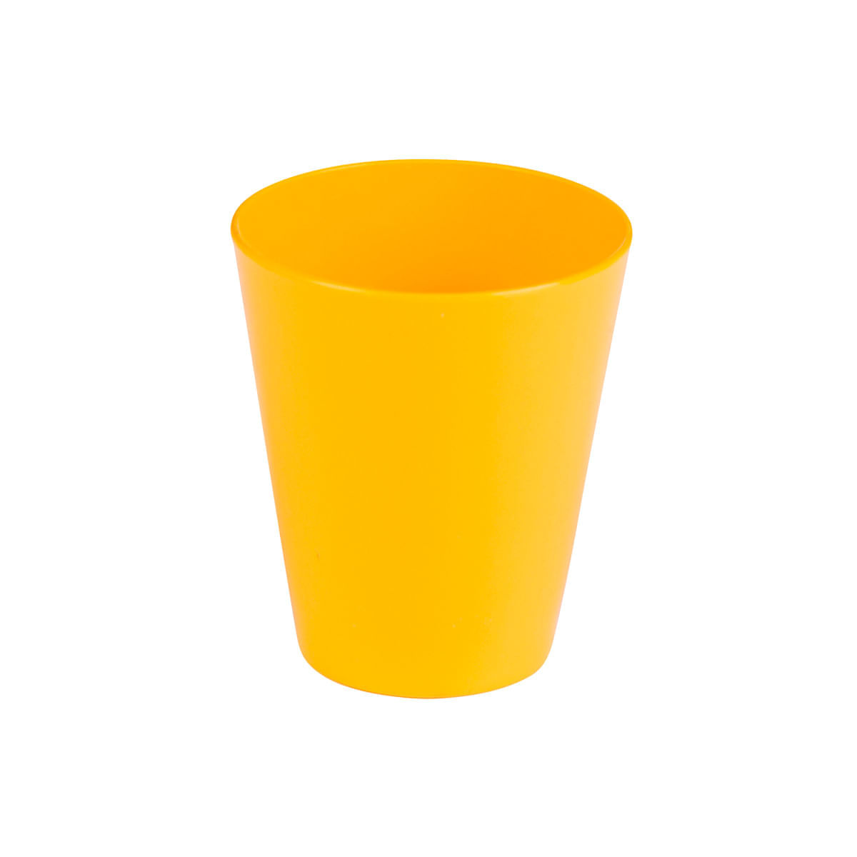 Copo Fresc Redondo 350ml Amarelo em Polipropileno