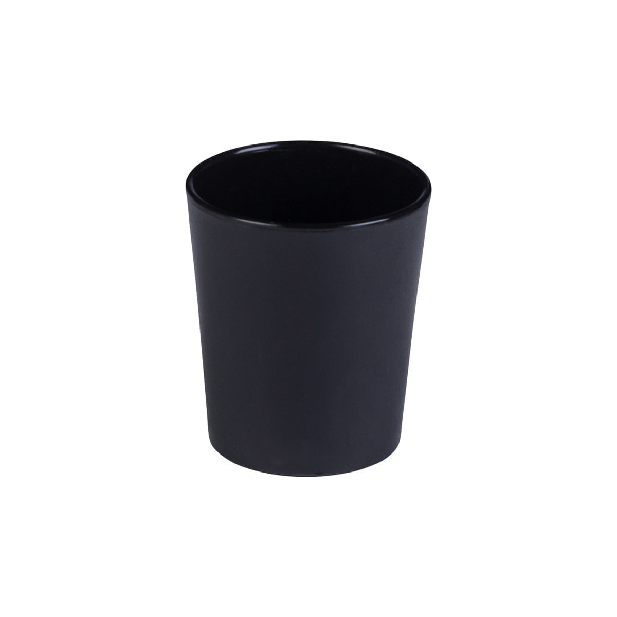 Copo Fresc Redondo 200ml Preto em Polipropileno