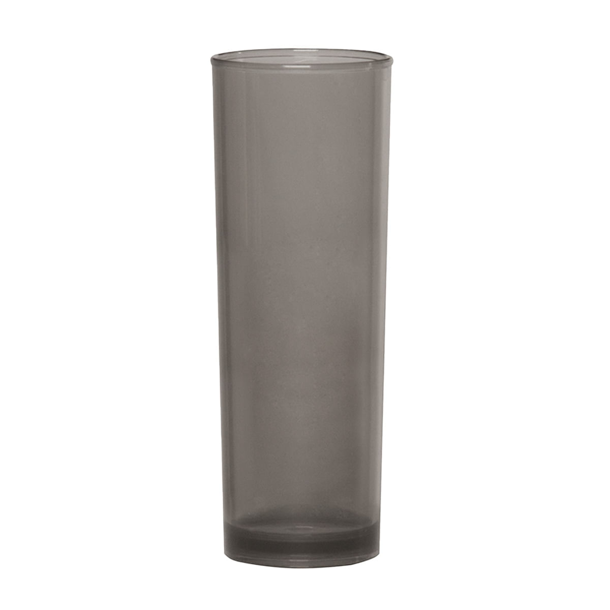 Copo Long Drink Slim 300ml Fumê em Policarbonato
