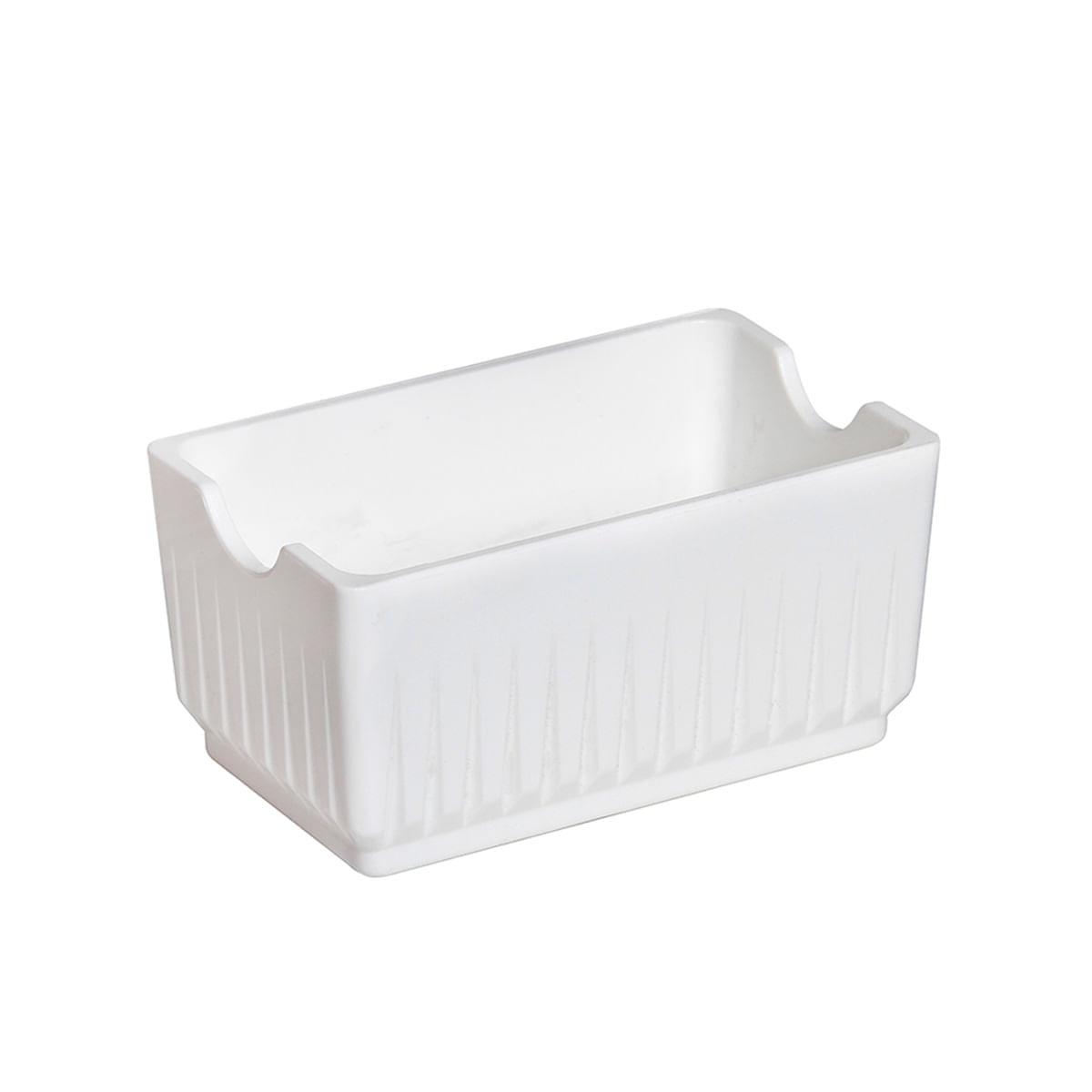 Porta Sachê Elegance Branco em Policarbonato