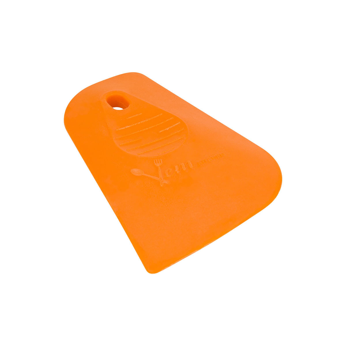 Espátula de Confeitaria 12,5x9cm Laranja em Silicone - Imagem 6