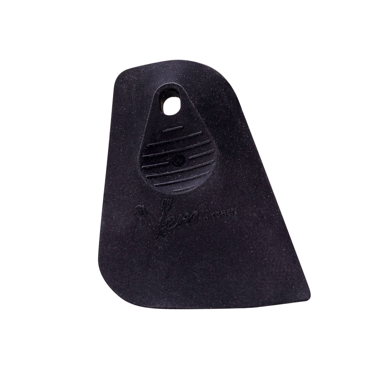 Espátula de Confeitaria 12,5x9cm Preta em Silicone