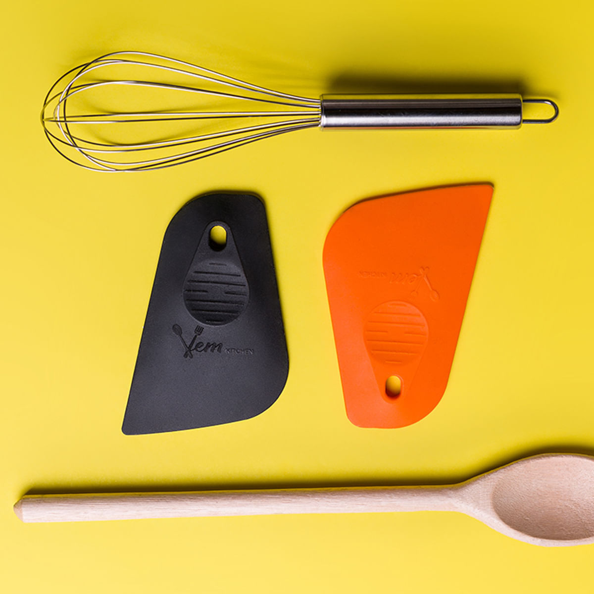 Espátula de Confeitaria 12,5x9cm Preta em Silicone - Imagem 2