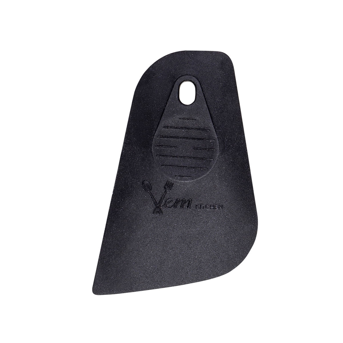 Espátula de Confeitaria 12,5x9cm Preta em Silicone - Imagem 3