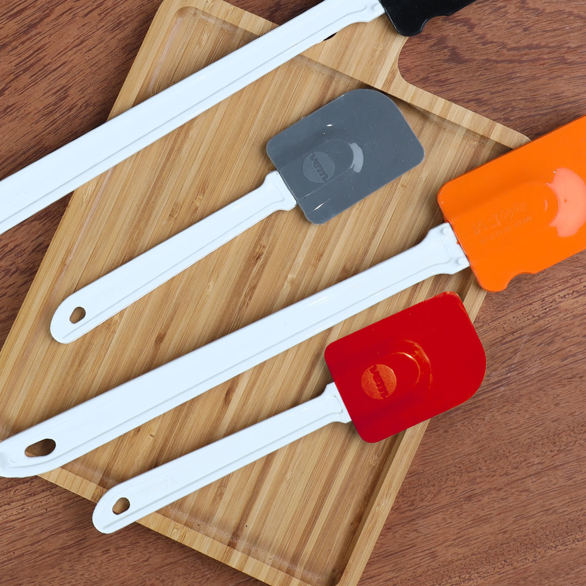 Espátula Pão-Duro 24cm Vermelha em Silicone - Imagem 2