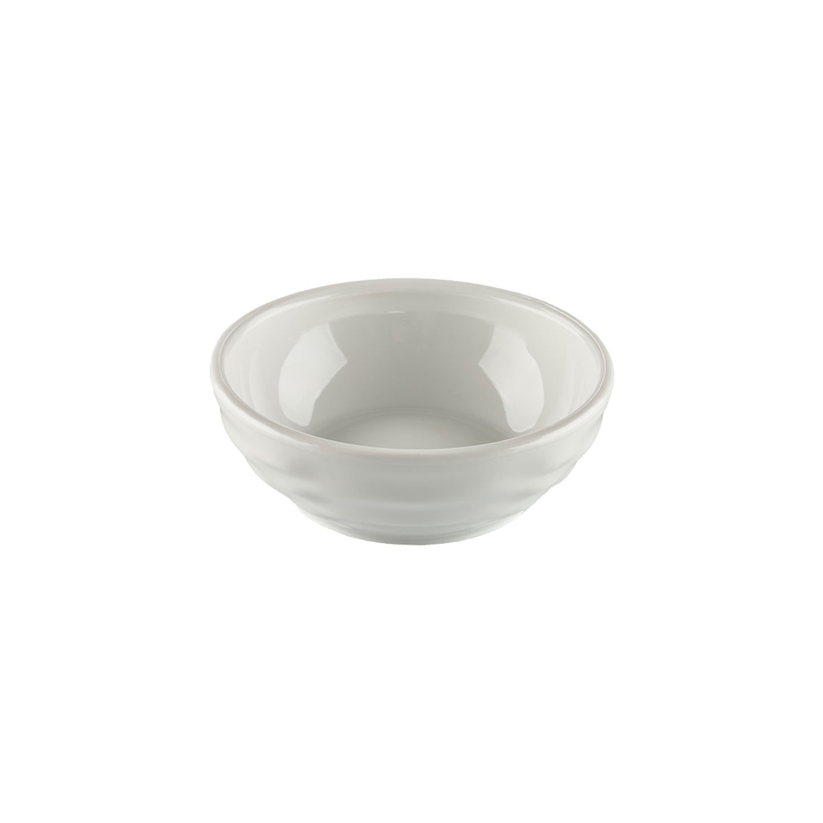 Molheira Oriental Redonda 100ml Branca em Policarbonato