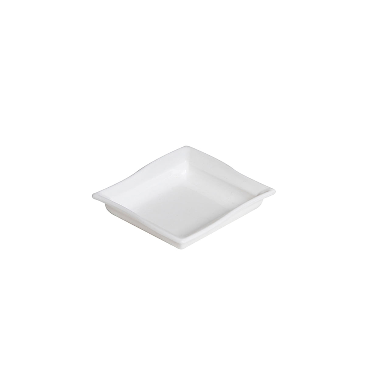 Molheira Moove Quadrada 35ml Branca em Polipropileno