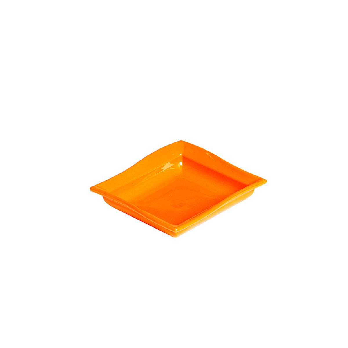 Molheira Moove Quadrada 35ml Laranja em Polipropileno