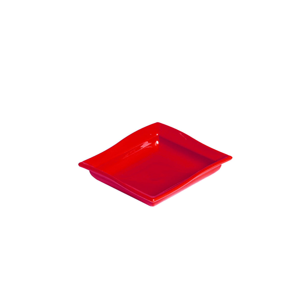 Molheira Moove Quadrada 35ml Vermelha em Polipropileno