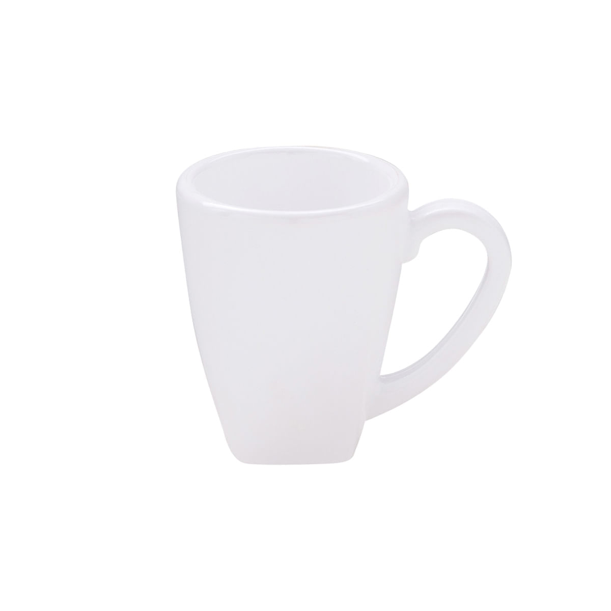 Xícara de Café Elegance 80ml Branca em Policarbonato