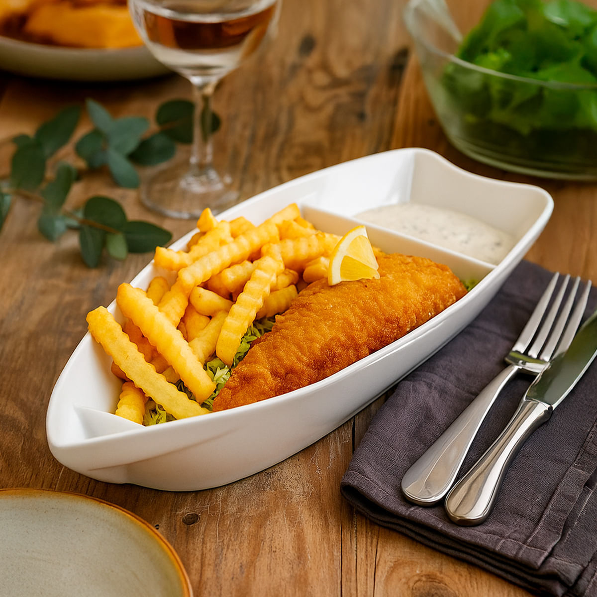 Barca Sushi 1L Branca em Policarbonato - Imagem 2