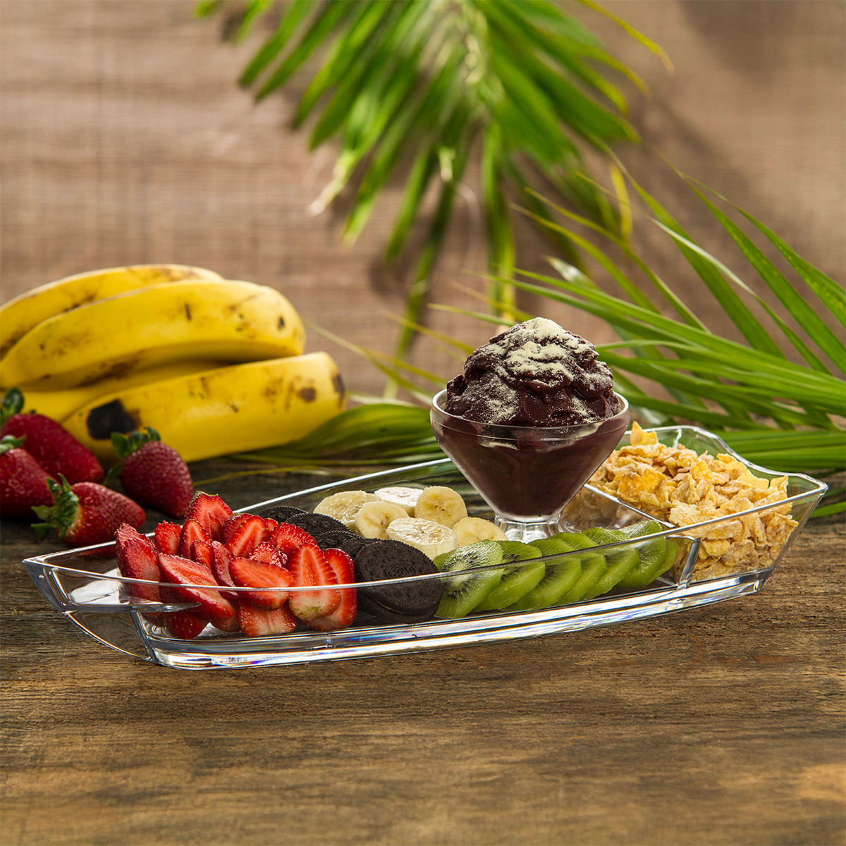 Barca Sushi 1L Natural em Policarbonato - Imagem 2