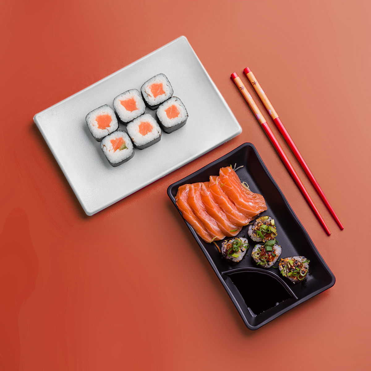 Prato Oriental Retangular 14x20 Branco em Polipropileno - Imagem 2