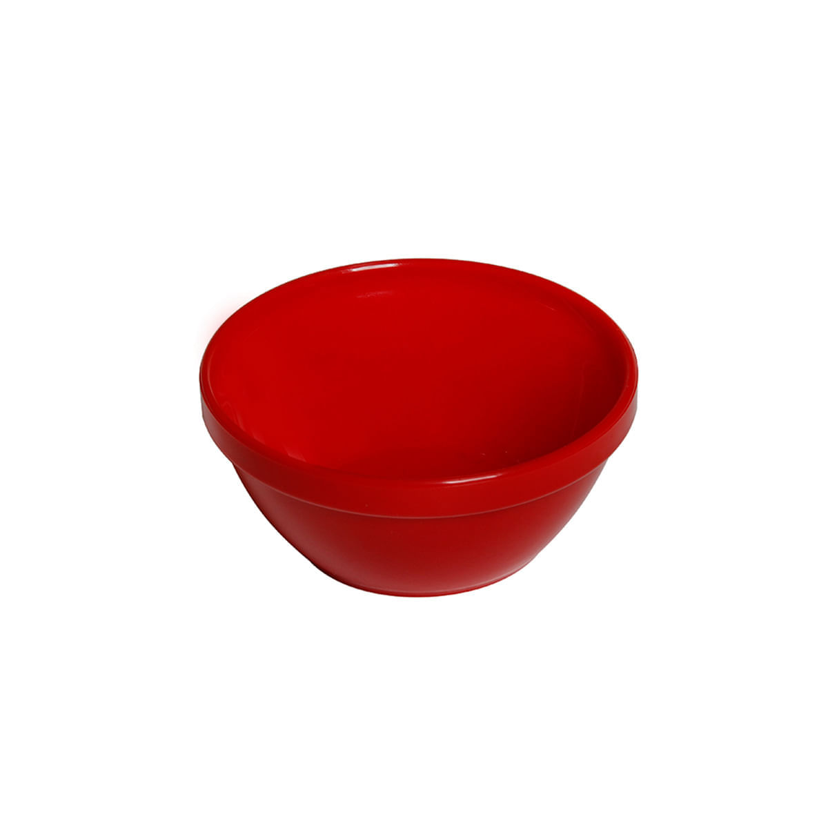 Sopeira Cheff Redonda 250ml Vermelha em Policarbonato