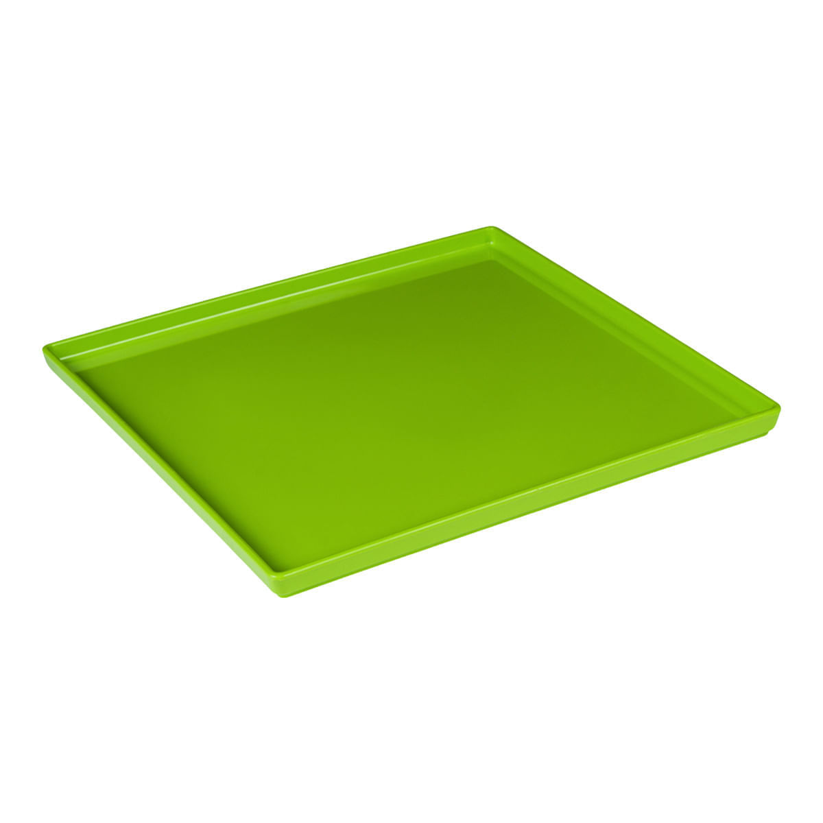 Prato Square Quadrado 27x27 Verde em Polipropileno
